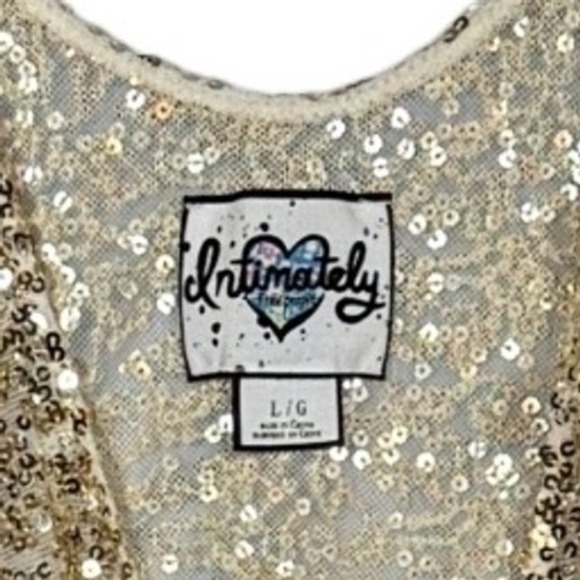 Free People Gold Rush Mini Dress, Intimately by Free People, Size Large - Picture 7 of 10